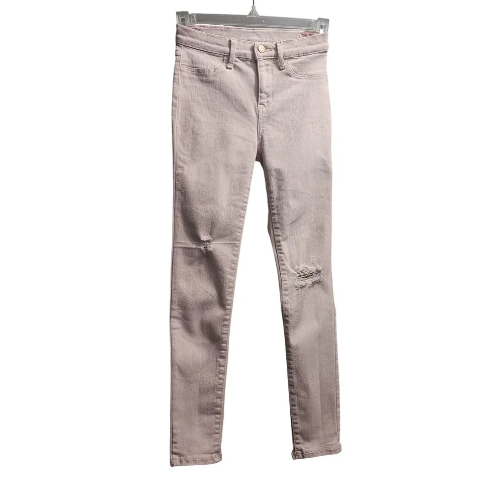Old Navy Girls‎ Ballerina Jeggings Pink Elephant Distressed Skinny Jeans Size 12